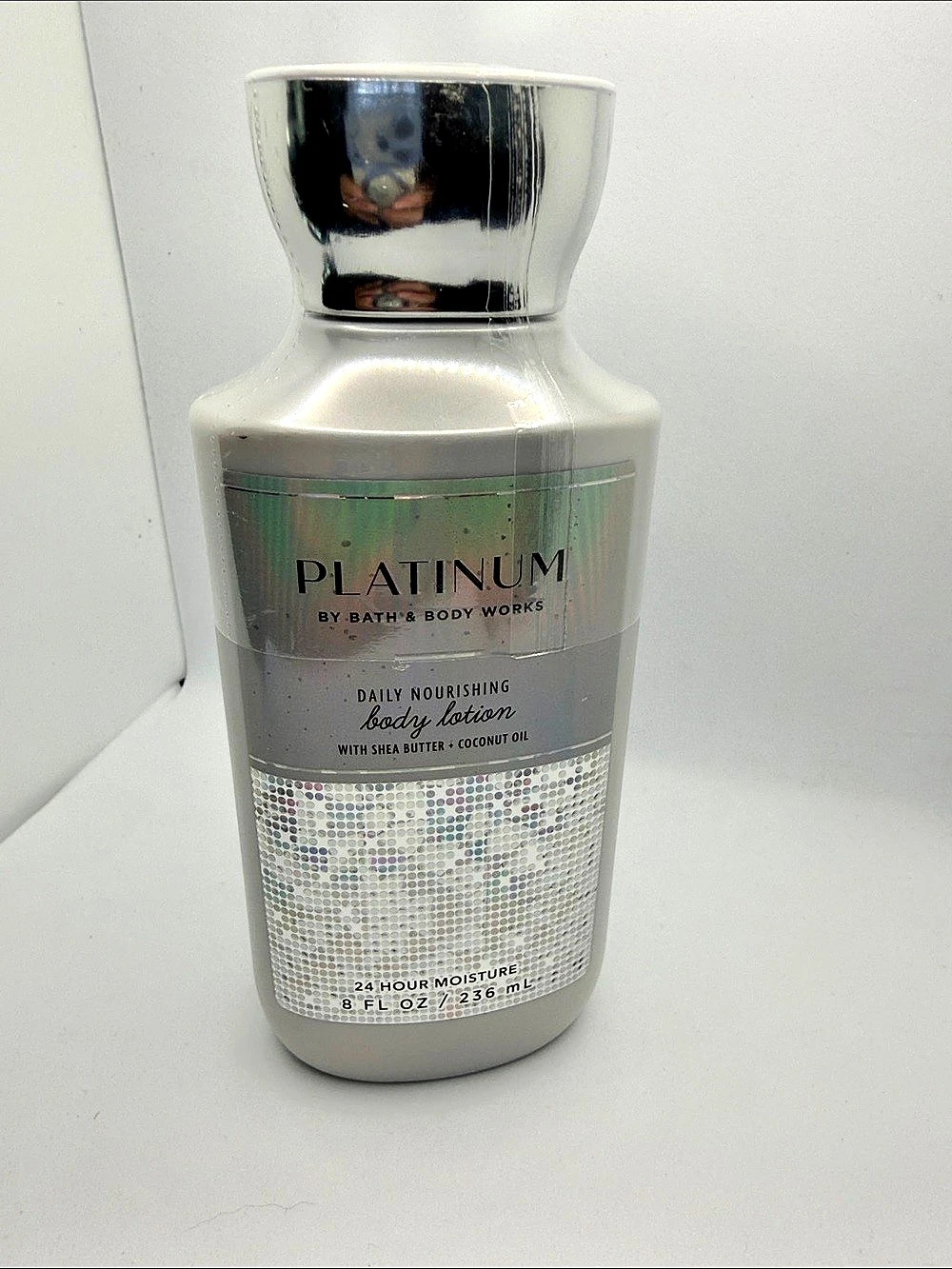 Bath & Body Works Platinum Daily Nourishing Body Lotion Silver NWT